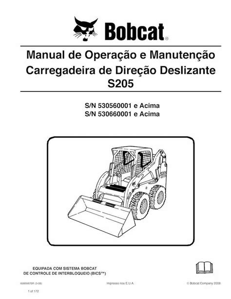 2005 bobcat s205 skid steer loader|bobcat s205 parts manual.